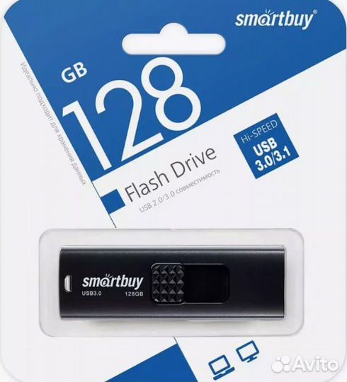 Флешка USB UFD 3.0/3.1 SmartBuy 128GB - 512GB