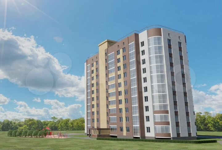 2-к. квартира, 59,6 м², 1/10 эт.