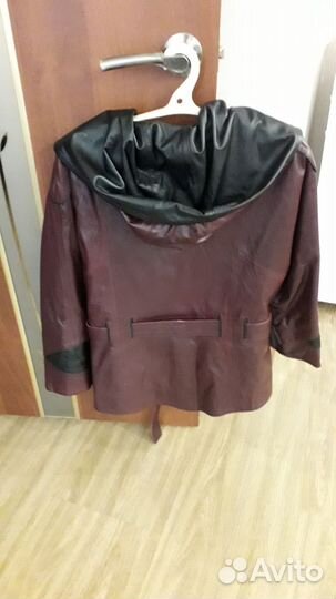 Куртка кожаная женская осень