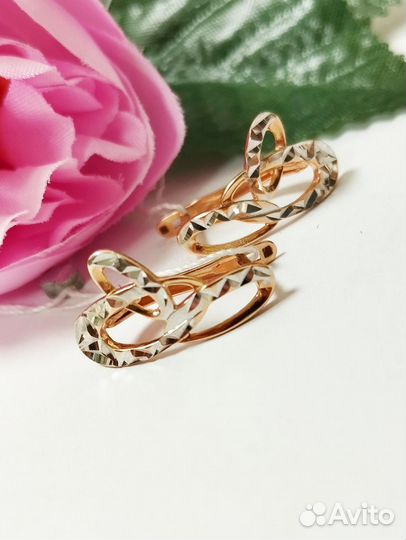 Золотые серьги