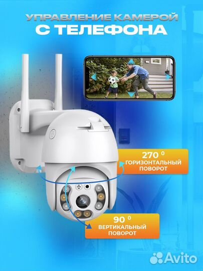 Камера видеонаблюдения wifi уличная