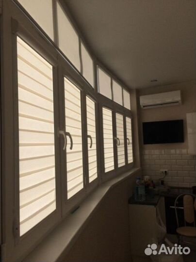 Рулонные шторы день ночь зебра R157Z-L91059