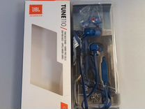 Наушники внутриканальные JBL T110 Blue