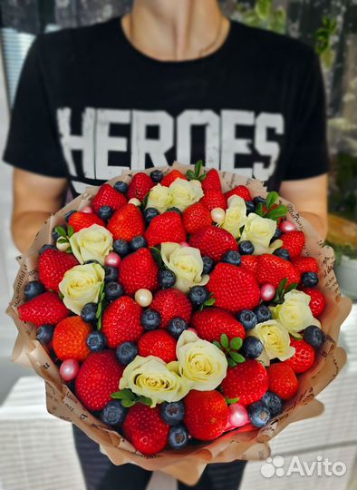 Клубничный букет/клубника в шоколаде/вкусный букет