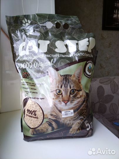 Наполнитель для кошачьего туалета комкующийся