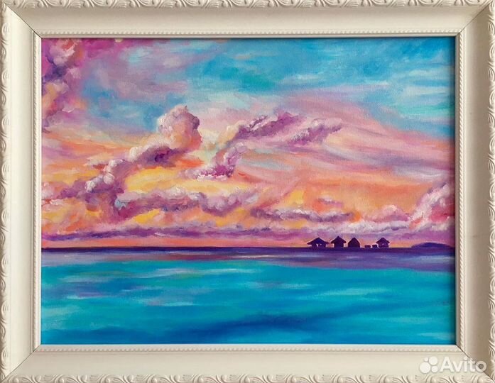 Картина маслом «Мальдивы»