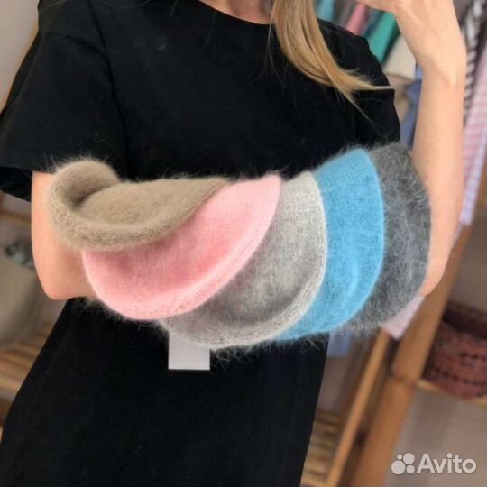 Демисезонная шапка бини