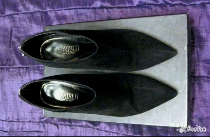 Ботильоны замша 