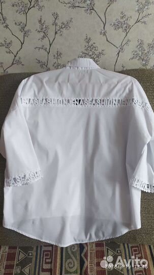 Блузка белая