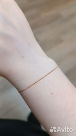 Золотой комплект серьги и браслет