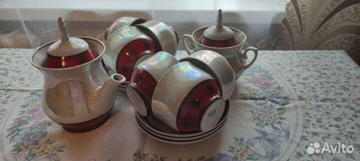 Чайный сервиз мфз (Минский фарфоровый завод) 1993г