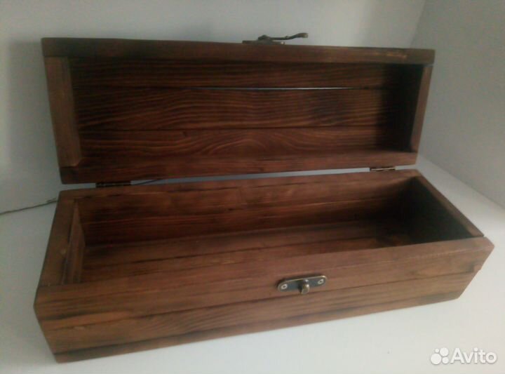 Короб деревянный подарочный