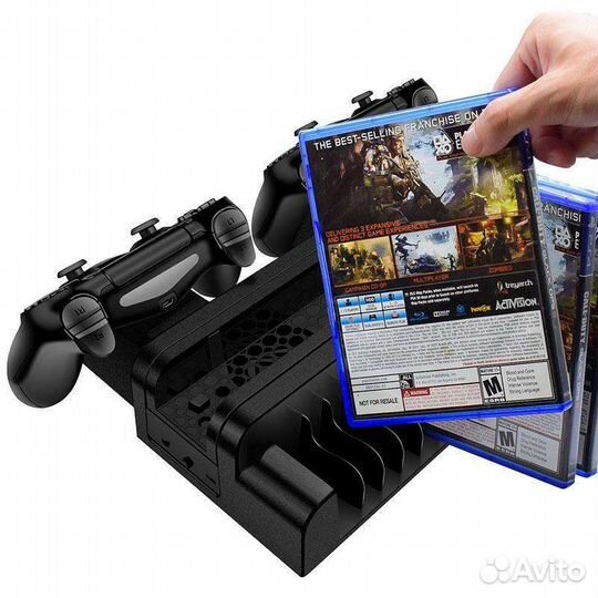 PS4 Multi-functional Charging & Cooling Stand