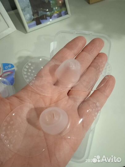 Накладки на грудь силиконовые для кормления чикко