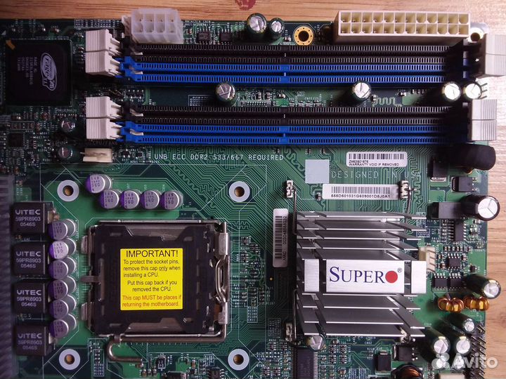 Материнская плата SuperMicro pdsma /для пс