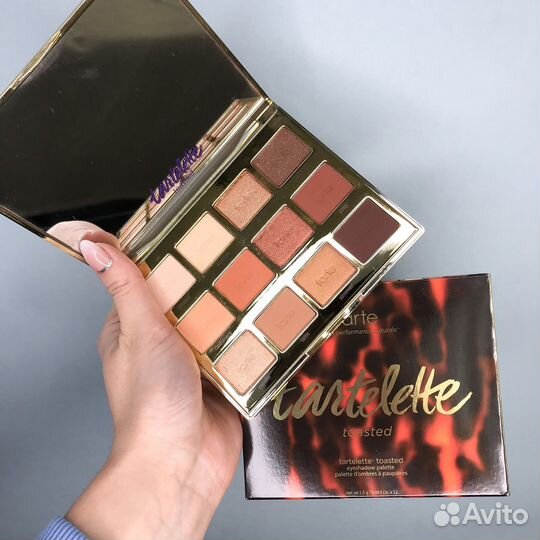 Палитра теней tarte tartalette toasted новая