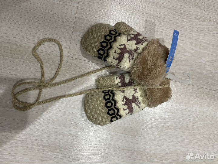 Варежки на 1,5 года б/у и новые