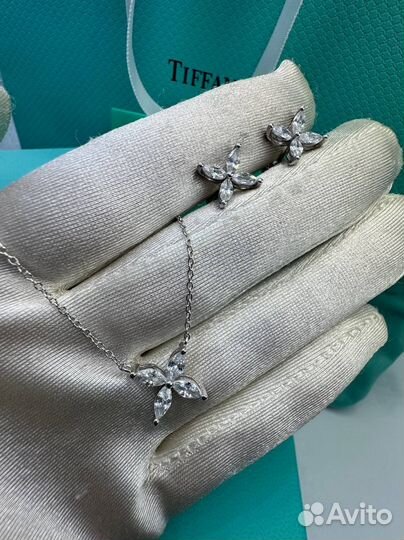 Серебряные Серьги Tiffany