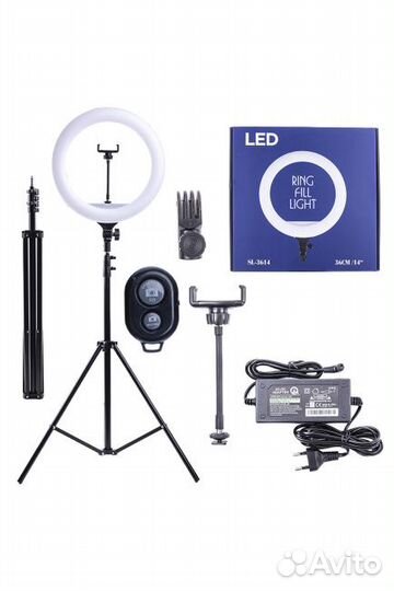 Кольцевая лампа с пультом Rl-14 (M-36) 36 см+штати