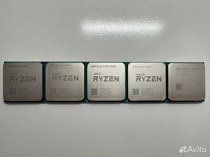 CPU Ryzen 3600/3400G/3200GE/2700/1500X/1300X