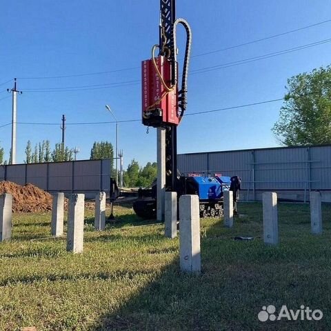 Железобетонные сваи под ключ установка