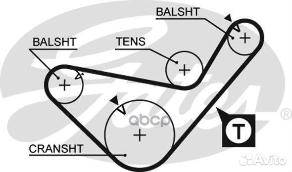 Ремень грм 5436xs Gates