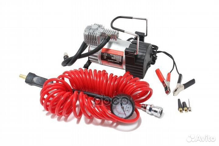 Компрессор автомобильный поршневой с витым шлан