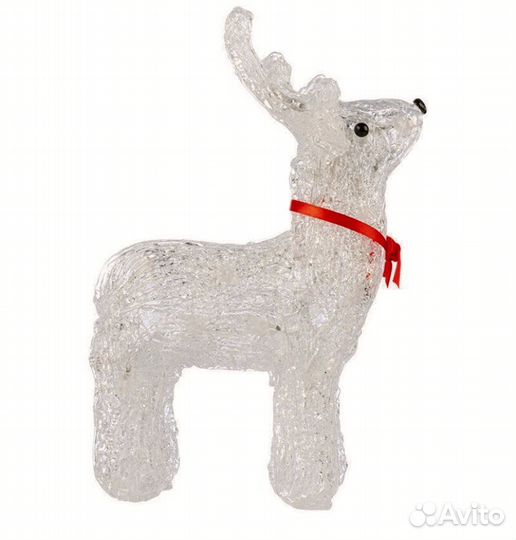 Светодиодный олень новогодний, новый