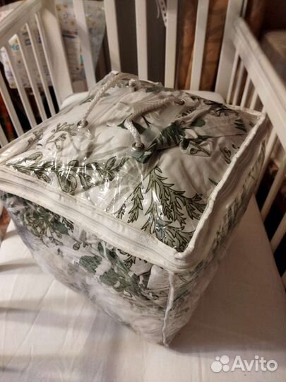 Бортики в кроватку 12 шт+сп.мешок+2наволочки