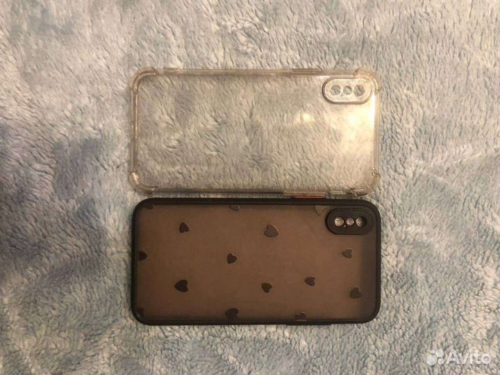 Чехлы на iPhone 10+ защитное стекло