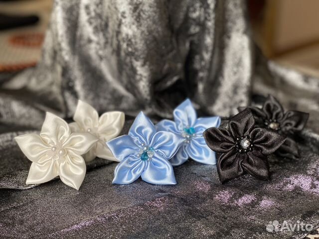 Резинки для волос, ручная работа