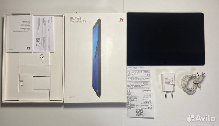 Huawei MediaPad T5 32Gb Wifi 3G полный комплект