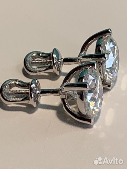 Золото 585 Муассанит Бриллиант 4карат