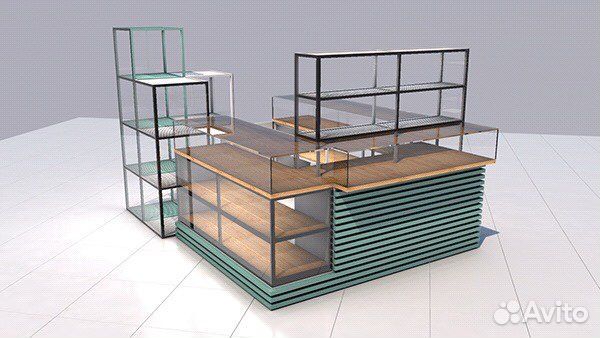 Торговые островки, Торговая мебель в ТЦ