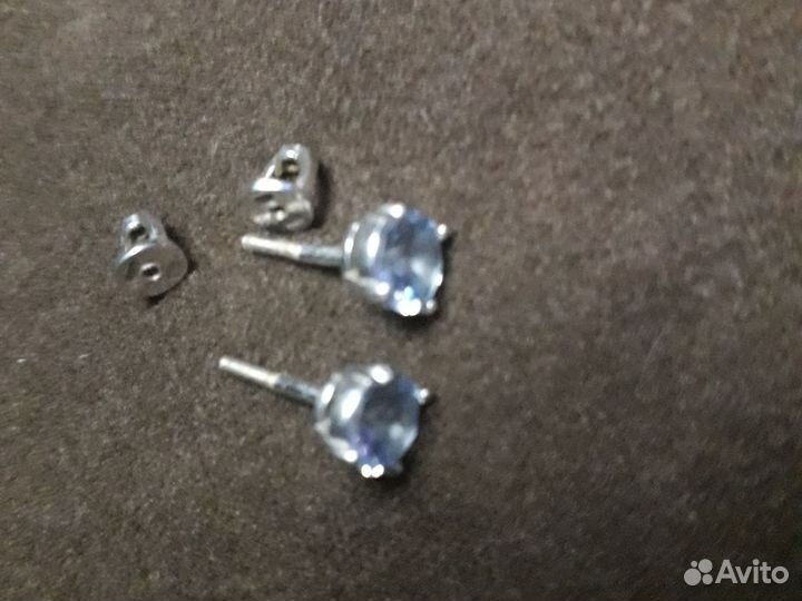 Серьги серебро