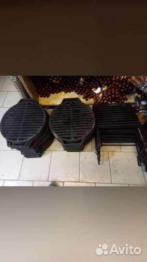 Чугунная решётка гриль