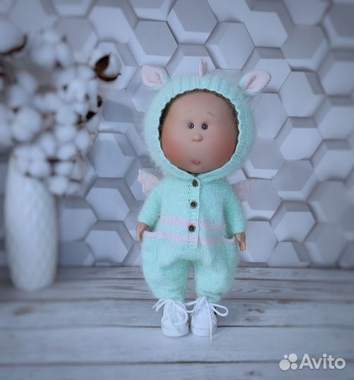 Комбинезон для Мии Булочки из пуха норки