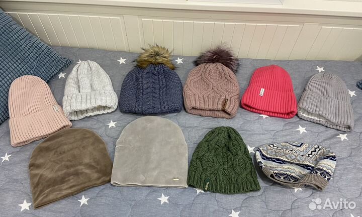 Шапки, палантины женские