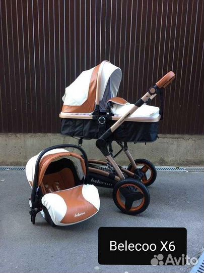 Belecoo x6 коляска трансформер с доставкой 3v1
