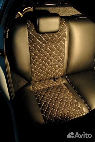 Обивка сидений Приора экокожа