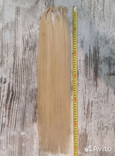 Славянские волосы на капсулах, 62см