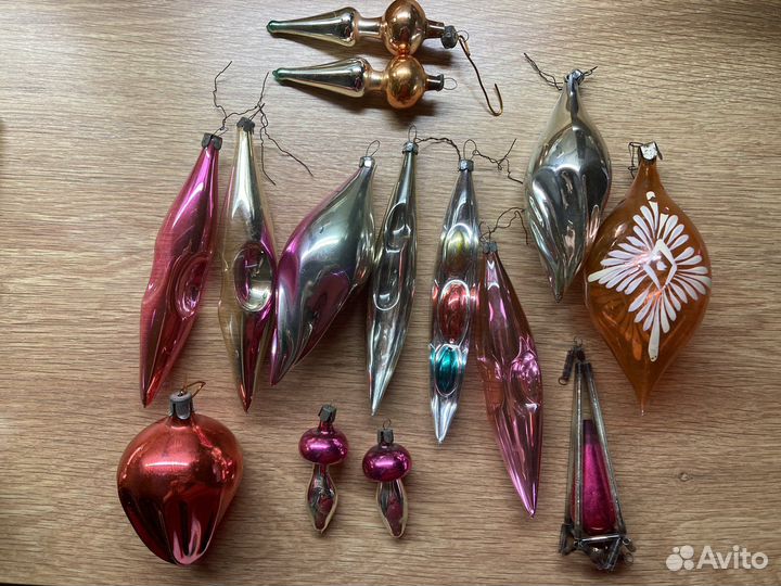 Елочные игрушки СССР винтаж