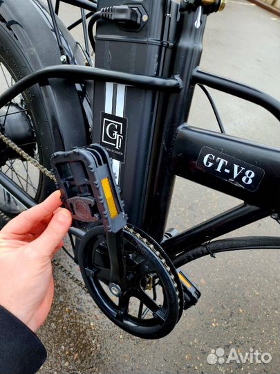Электровелосипед фэтбайк складной