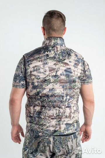 Жилет King Hunter warm, Camo Gray L