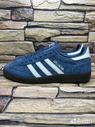 Кроссовки adidas handball spezial navy white 44