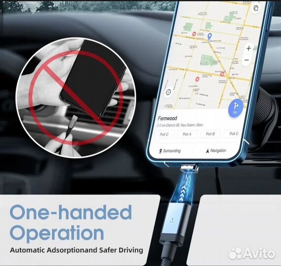 Новый магнитный кабель Usb C Super Charge 5 pin 1m