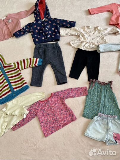 Одежда пакетом для девочки 68-74