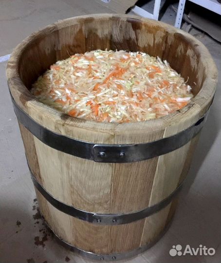 Капуста квашеная бочковая.Фермерское хозяйство