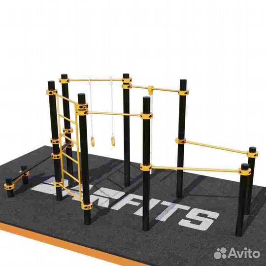 Спортивные Площадки - Шведская стенка, турник, бру