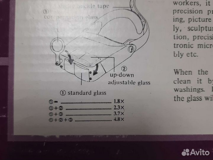 Лупа налобная